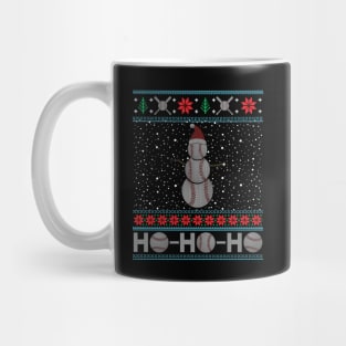 Christmas Baseball Snowman Ugly Christmas Xmas Mug